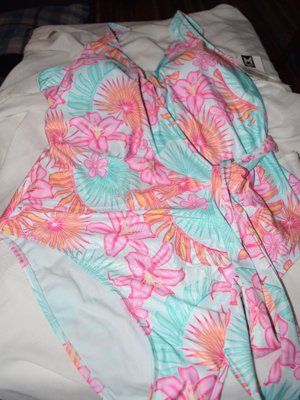 NWT Members Mark One piece Swimsuit, Size XL